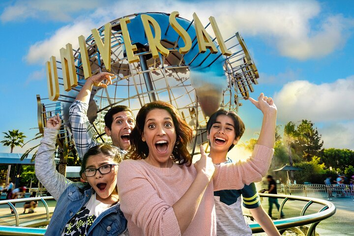Excitement fills the air as families connect and create unforgettable memories at Universal Studios Hollywood surrounded by iconic attractions and the magic of beloved films. Perfect for movie lovers!